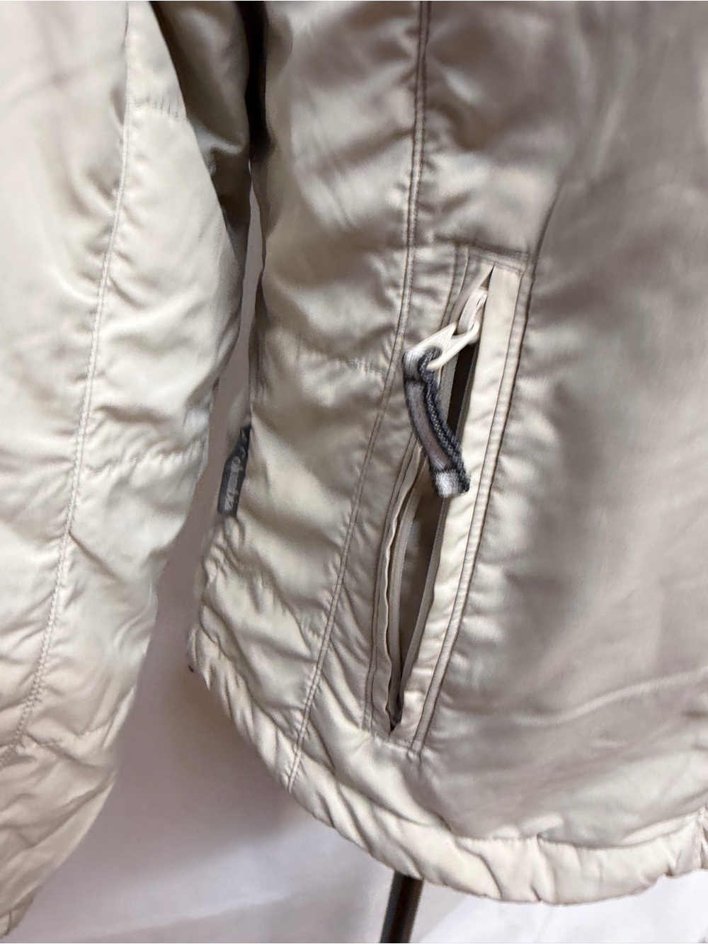 Columbia Women’s Small Ivory Fleece Lined Interchange Zip Jacket Coat Core - Picture 4 of 10